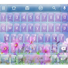 Emoji Keyboard Glass PinkFlow2