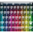 Glass Rainbow Emoji Keyboard