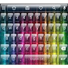 Glass Rainbow Emoji Keyboard icon