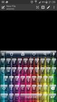 Glass Rainbow Emoji Keyboard 포스터