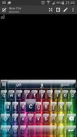 Glass Rainbow Emoji Keyboard capture d'écran 2