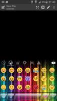 Glass Rainbow Emoji Keyboard syot layar 3