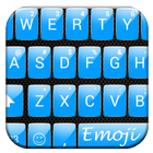 آیکون‌ Gloss Blue Emoji Keyboard