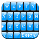 Gloss Blue Emoji Tastatur APK