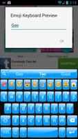 پوستر Gloss Blue Emoji Keyboard