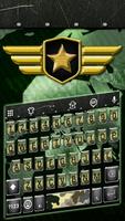Glory Army Camo Emoji Keyboard poster