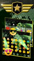 Glory Army Camo Emoji Keyboard 截图 2