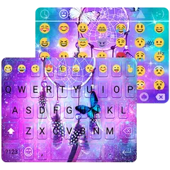 Descargar APK de Butterfly Dream Emoji Keyboard