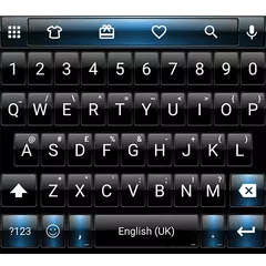 Emoji Keyboard Dusk Black Blue APK download