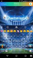 Soccer Champion Keyboard Theme الملصق