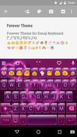 Forever Emoji Keyboard Theme الملصق