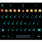 Emoji Keyboard Flat Black Blue biểu tượng