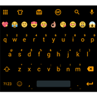 Emoji Keyboard Flat BlackOrang biểu tượng