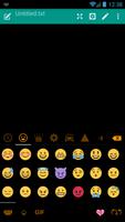 Emoji Keyboard Flat BlackOrang ảnh chụp màn hình 3