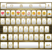 Emoji Keyboard Frame WhiteGold