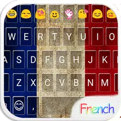 French Emoji Keyboard Theme