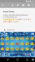Winter Emoji Keyboard Theme screenshot 1