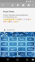 Winter Emoji Keyboard Theme screenshot 2
