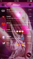 Wonder Girl Emoji Keyboard Theme syot layar 3