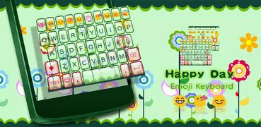 Happy Day Emoji Keyboard Theme