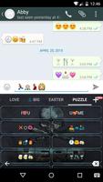 Emoji Keyboard Hero Theme imagem de tela 3