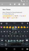 Emoji Keyboard Hero Theme Affiche