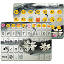 Ink Lotus Emoji Keyboard Theme APK