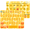Orange Keyboard Theme - Emoji Keyboard Wallpaper