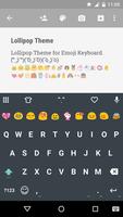 Material Dark Emoji Keyboard Affiche
