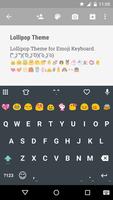 Material Dark Emoji Keyboard постер