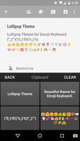 Material Dark Emoji Keyboard স্ক্রিনশট 3