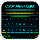 Neon Light Emoji Keyboard Skin APK