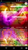 برنامه‌نما Neon Daydream Emoji Keyboard عکس از صفحه