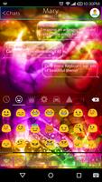 Neon Daydream Emoji Keyboard اسکرین شاٹ 1