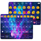 Emoji Keyboard Luminous Theme icône