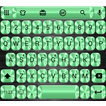 Emoji Keyboard Metallic Green