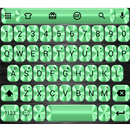 Emoji Keyboard Metallic Green APK