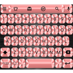 Metallic Red Emoji Keyboard