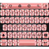 Metallic Red Emoji Keyboard icône