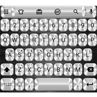 Metallic Silver Emoji Keyboard ไอคอน