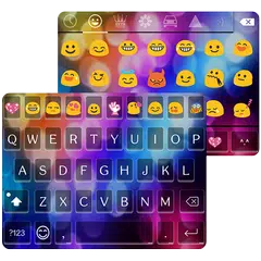 Скачать Multicolor Emoji Keyboard Skin APK