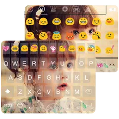 Cute Photo Emoji Keyboard Skin APK download