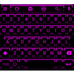 Neon Fuchsia 2 Emoji Keyboard
