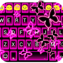 Neon Butterflies Keyboard APK
