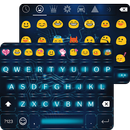 Neon Circuit Emoji Keyboard APK
