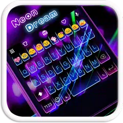 Скачать Neon Dream Emoji Keyboard APK