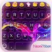 Neon Ribbon Emoji Keyboard