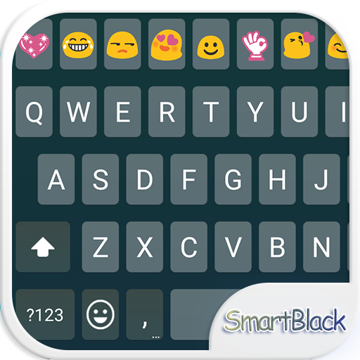 Smart Black Emoji Keyboard