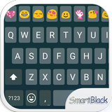 Smart Black Emoji Keyboard иконка