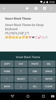 Smart Black Emoji Keyboard скриншот 2